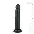 EasyToys - tapadókorongos élethű dildó (20,5 cm, fekete)