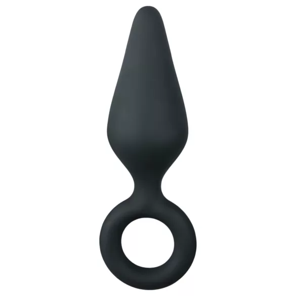 Easytoys Pointy Plug S - anál plug (fekete) - kicsi