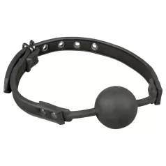 EasyToys - szájpecek szilikon labda (fekete)