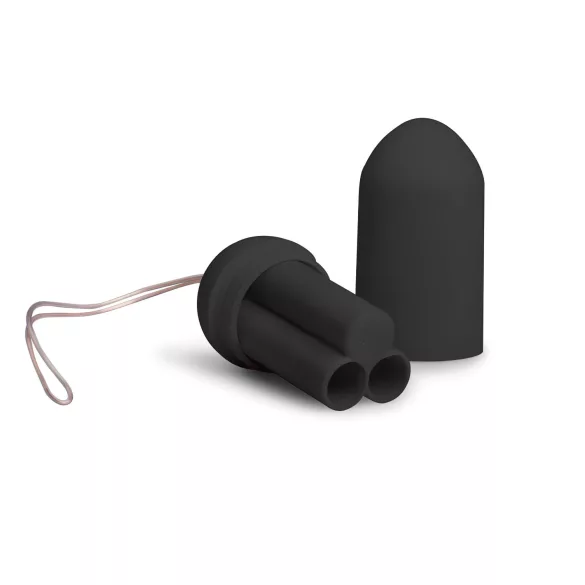 EasyToys - hordható távirányítós vibrotojás (fekete)