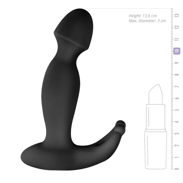 EasyToys Pounding Pete - prosztata vibrátor (fekete)