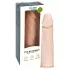EasyToys - Flesh - hosszabbító péniszköpeny - 18 cm (testszínű)