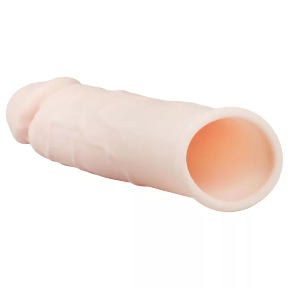 EasyToys - Flesh - hosszabbító péniszköpeny - 18 cm (testszínű)