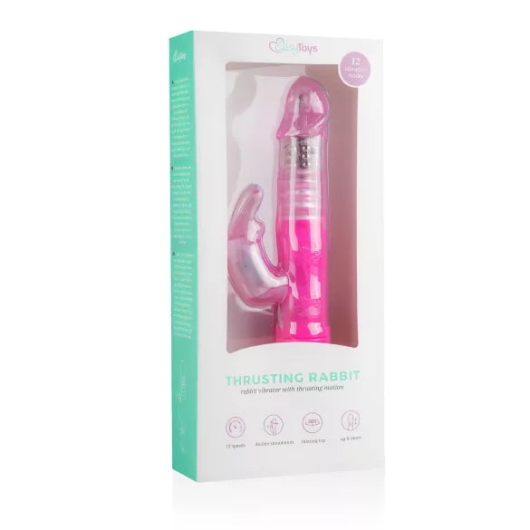 EasyToys Bunny - lökő vibrátor (pink)