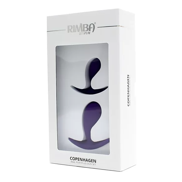 Rimba Copenhagen - anál plug szett (lila, 2 db)