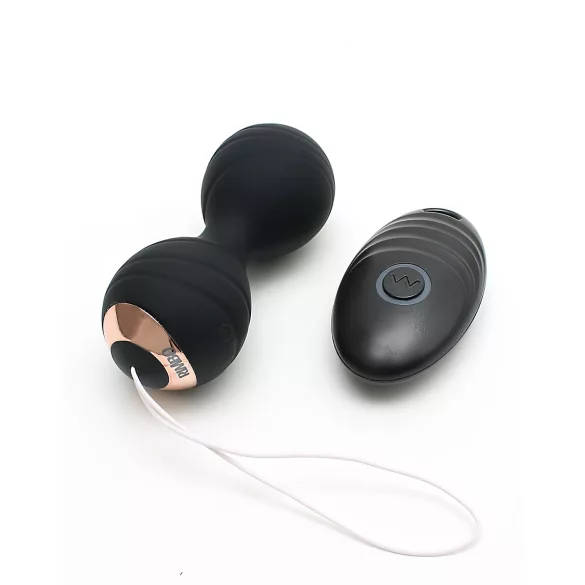 Rimba Cannes - akkus, rádiós vibrációs tojás (fekete)