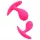 Rimba Copenhagen - butt plug szett - pink (2db)
