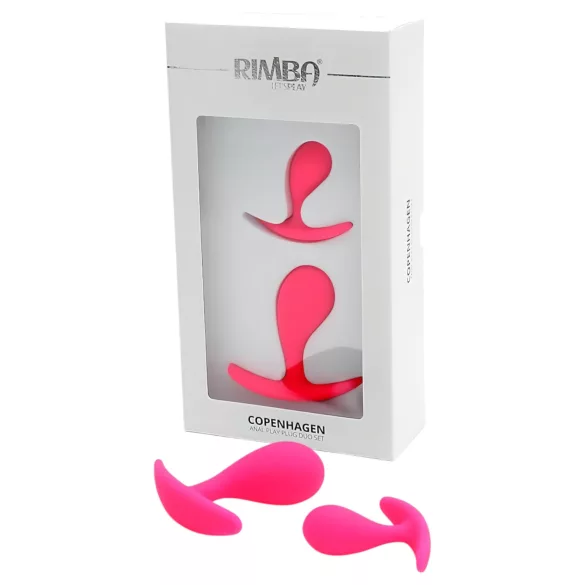 Rimba Copenhagen - butt plug szett - pink (2db)