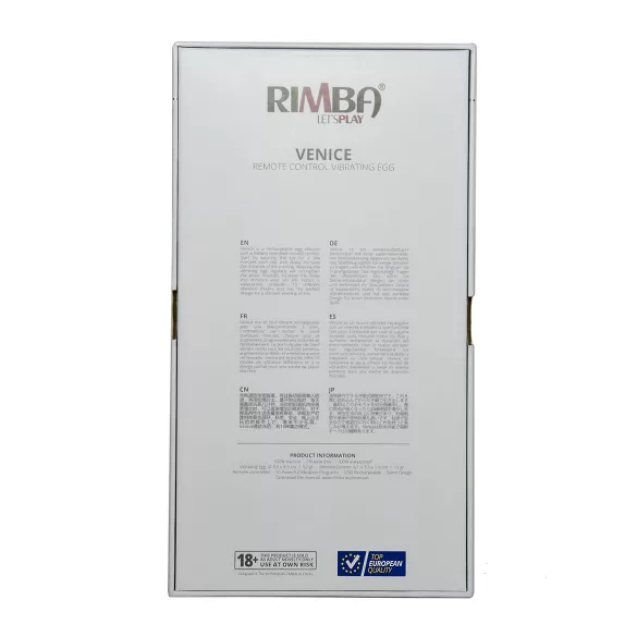 Rimba Venice - akkus, rádiós vibrációs tojás (lila)