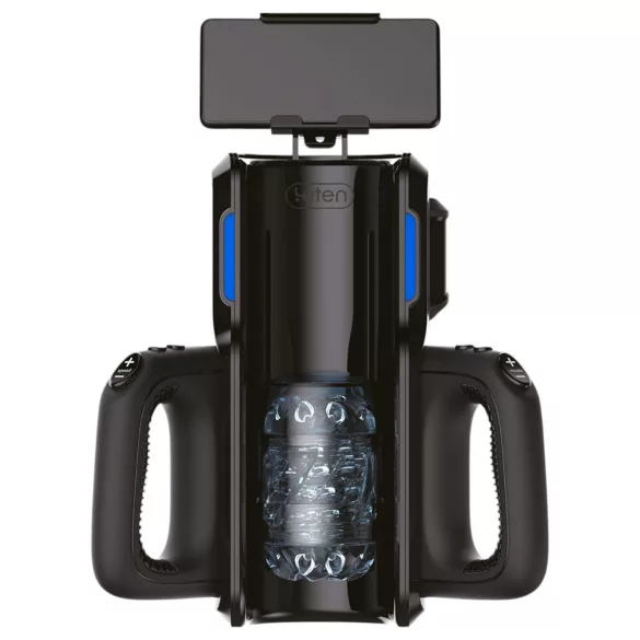 LETEN SM 500 - fel-le mozgó maszturbátor telefon tartóval (fekete)