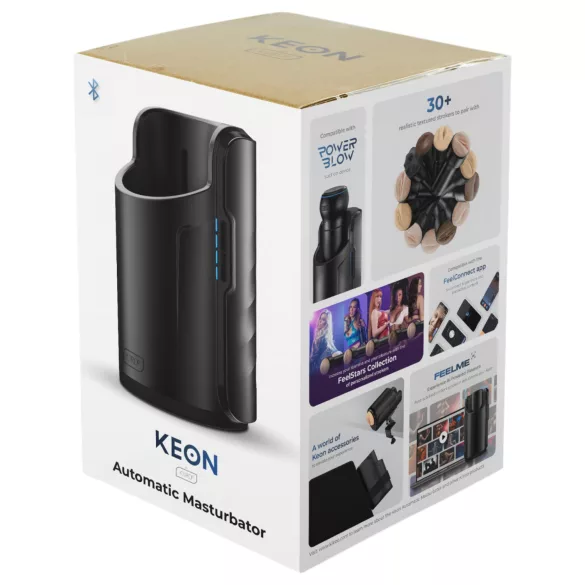 Kiiroo Keon Wifi Automatic - maszturbátor tartozék férfiaknak (fekete)