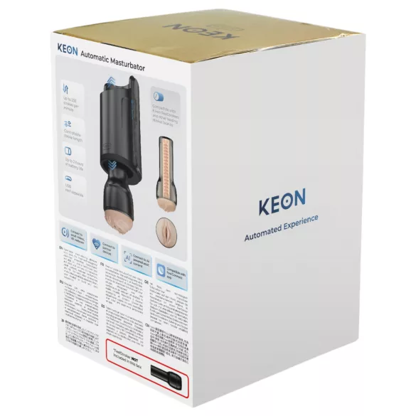 Kiiroo Keon Wifi Automatic - maszturbátor tartozék férfiaknak (fekete)