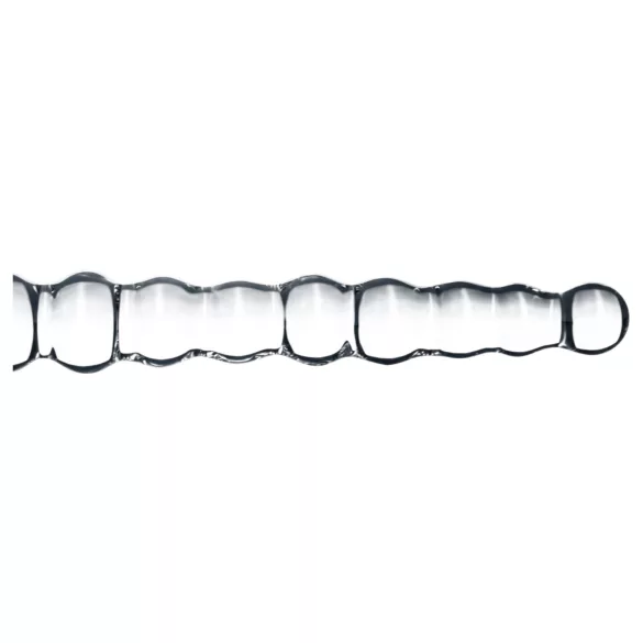 Gildo Glass No. 20 - gyöngyös üveg dildó (átlátszó)