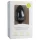 EasyToys Diamond - fehér köves anál plug (nagy, fekete)
