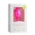Easytoys Diamond - fehér köves anál plug (közepes) - pink