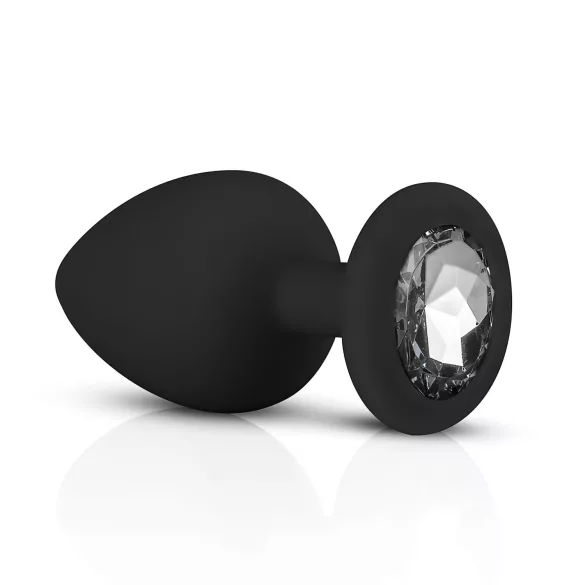 EasyToys Diamond - köves anál plug szett kezdőknek (fekete)