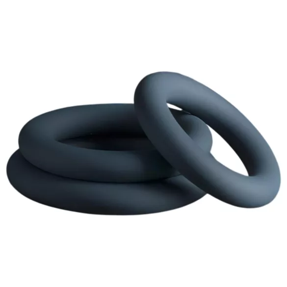 Boners - péniszgyűrű szett - 3db (szürke)