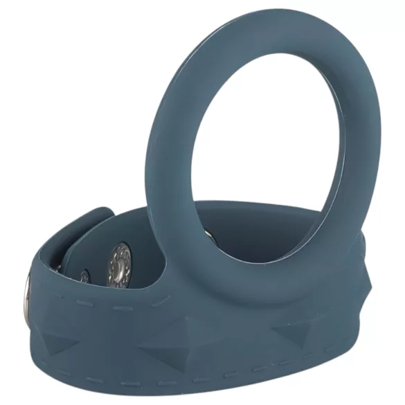 Boners Strap L - péniszgyűrű és heregyűrű egyben (szürke)