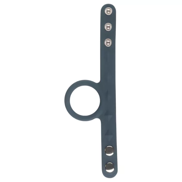 Boners Strap L - péniszgyűrű és heregyűrű egyben (szürke)