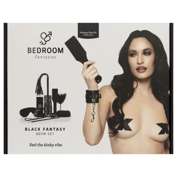 Secret Pleasure Chest - haladó BDSM készlet - 14 részes (fekete)