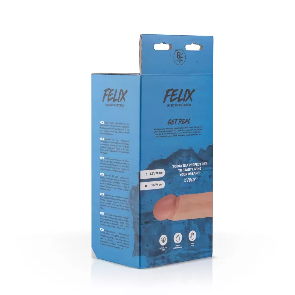 Real Fantasy Felix - herés élethű dildó - 22 cm (natúr)