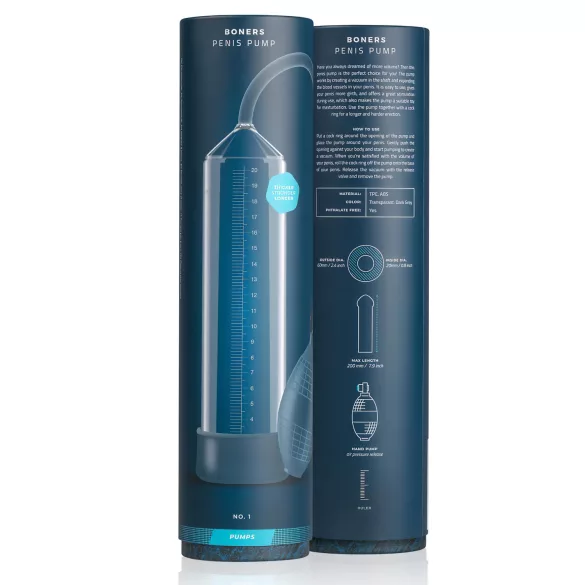 Boners No.1 - péniszpumpa (átlátszó)