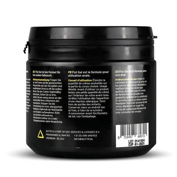 BUTTR Fisting Gel - öklöző, vízbázisú síkosító gél (500ml)