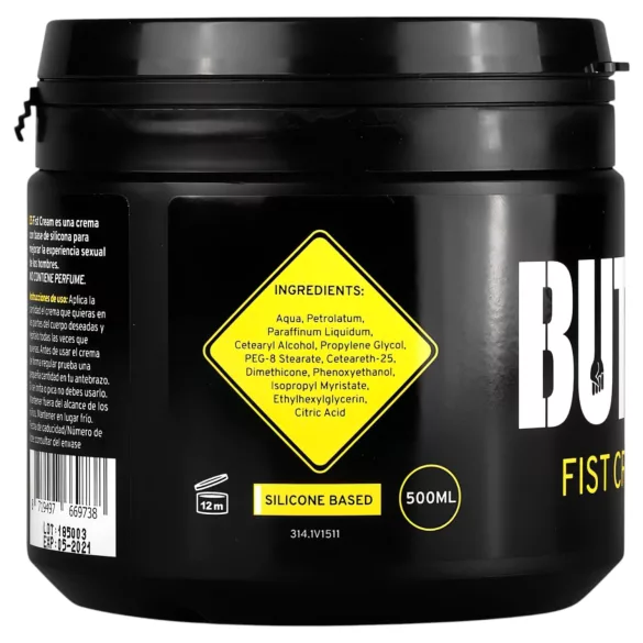 BUTTR Fisting Cream - öklöző síkosító krém (500 ml)