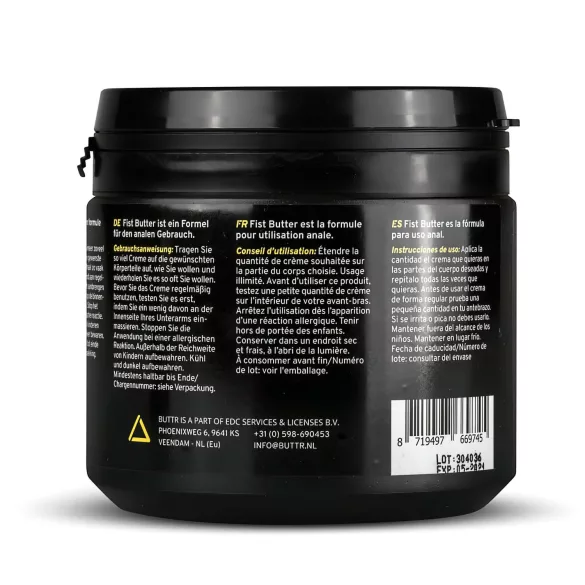 BUTTR Fisting Butter - öklöző síkosító vaj (500ml)