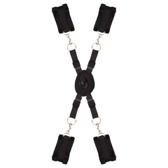 Dreamtoys Blaze - ágyrögzítő kötözőszett (fekete)