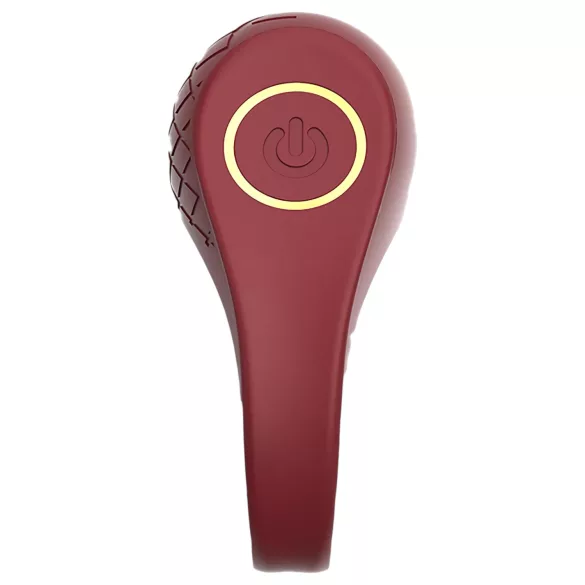 Dreamtoys Ivy - rezgő péniszgyűrű (bordó)