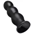 BUTTR Tactical III - tapadókorongos dildó (fekete)