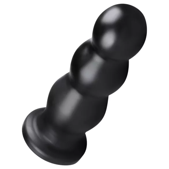 BUTTR Tactical III - tapadókorongos dildó (fekete)