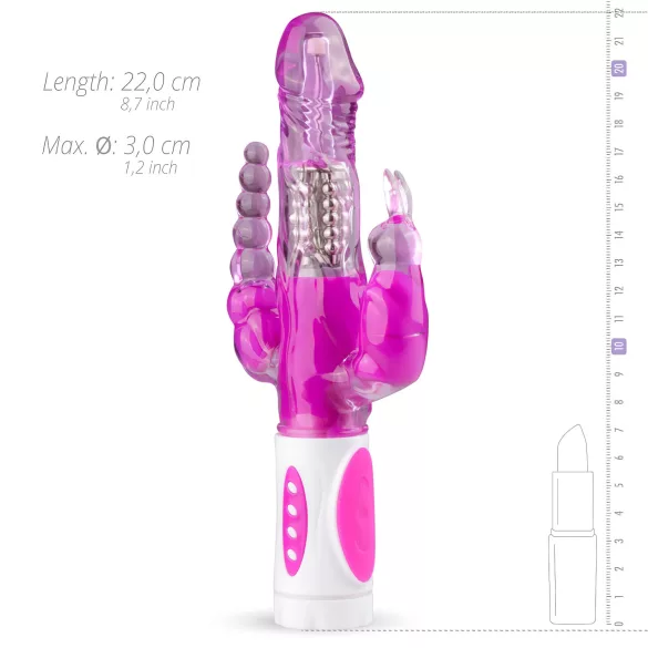 EasyToys Raving Rabbit - 3 ágú vibrátor (pink)