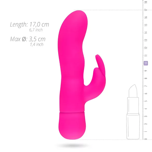 EasyToys Mad Rabbit - nyuszis csiklókaros vibrátor (pink)