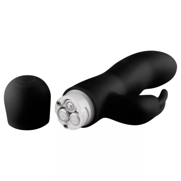 EasyToys Mad Rabbit - csiklókaros G-pont vibrátor (fekete)