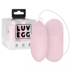   LUV EGG - hordható akkus, rádiós vibrációs tojás (pink)