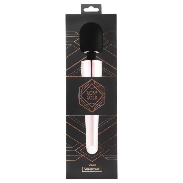 Rosy Gold Wand - akkus, masszírozó vibrátor (rosegold)