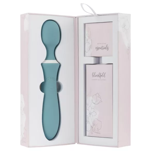 Bloom Orchid Wand - akkus, masszírozó vibrátor (türkiz)