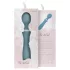 Bloom Orchid Wand - akkus, masszírozó vibrátor (türkiz)