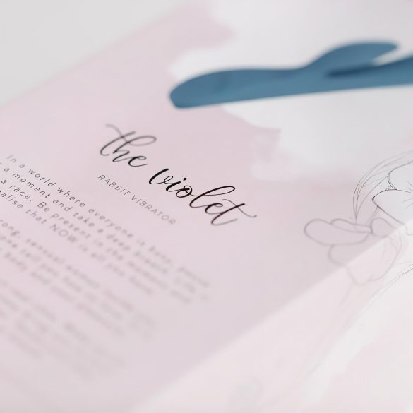 Bloom Violet Rabbit - csiklókaros G-pont vibrátor (türkiz)