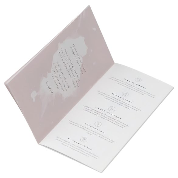 Bloom Rose - akkus, szilikon G-pont vibrátor (türkiz)