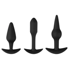   EasyToys Pleasure kit - változatos anál plug szett (fekete)