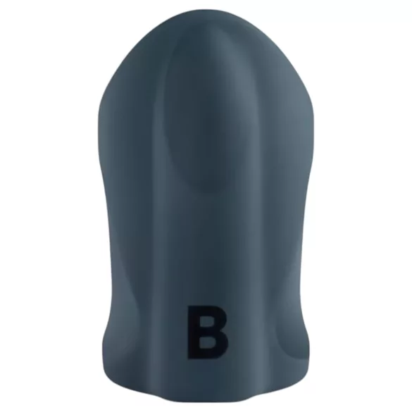 Boners - akkus, rezgő nyitott maszturbátor (szürke)