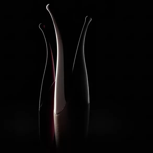 Senzi - akkus, vízálló csikló vibrátor (fekete)