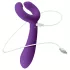 EasyToys Couple - akkus, vízálló párvibrátor (lila)