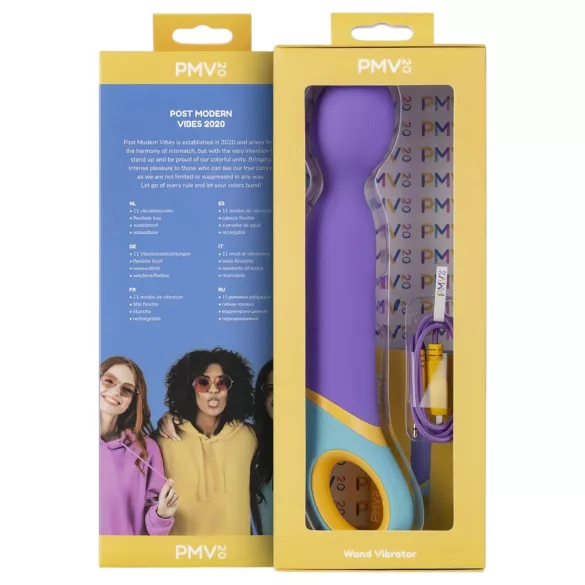 PMV20 Base Wand - akkus, masszírozó vibrátor (lila)