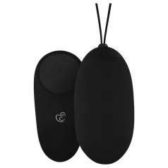  EasyToys - hordható akkus, vízálló, rádiós vibrációs tojás (fekete)
