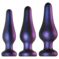 Hueman Comets - szilikon anál plug szett (3 részes, lila)