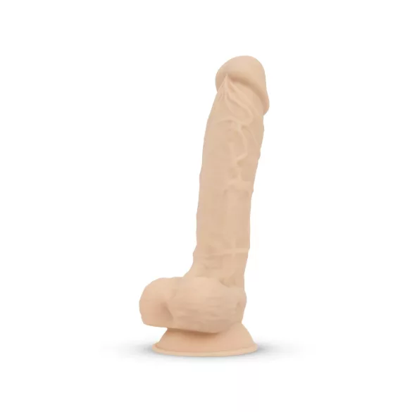 Real Fantasy Conrad - tapadókorongos vibrátor - 20cm (natúr)